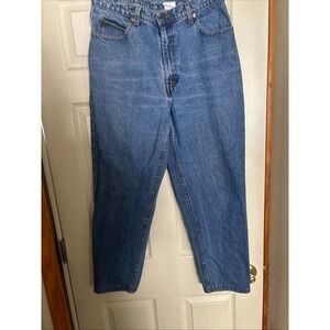 Jordache Jeans Blue Mom High Waist Tapered Leg W34 L28 Vintage